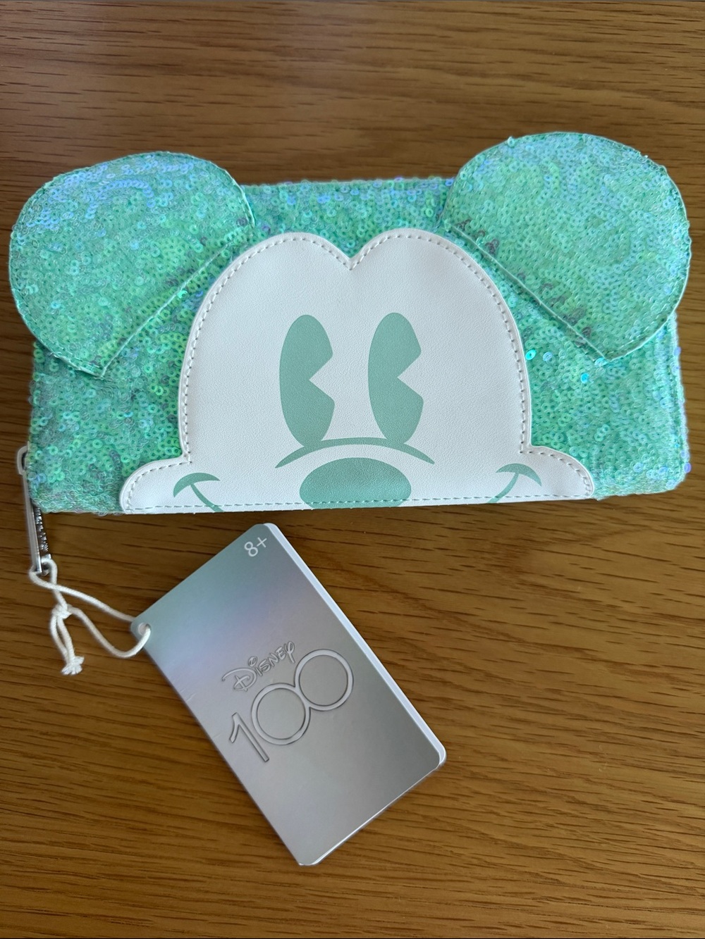 Mickey Mouse Loungefly Disney
100 Years of Wonder Holographic
Aqua Wallet